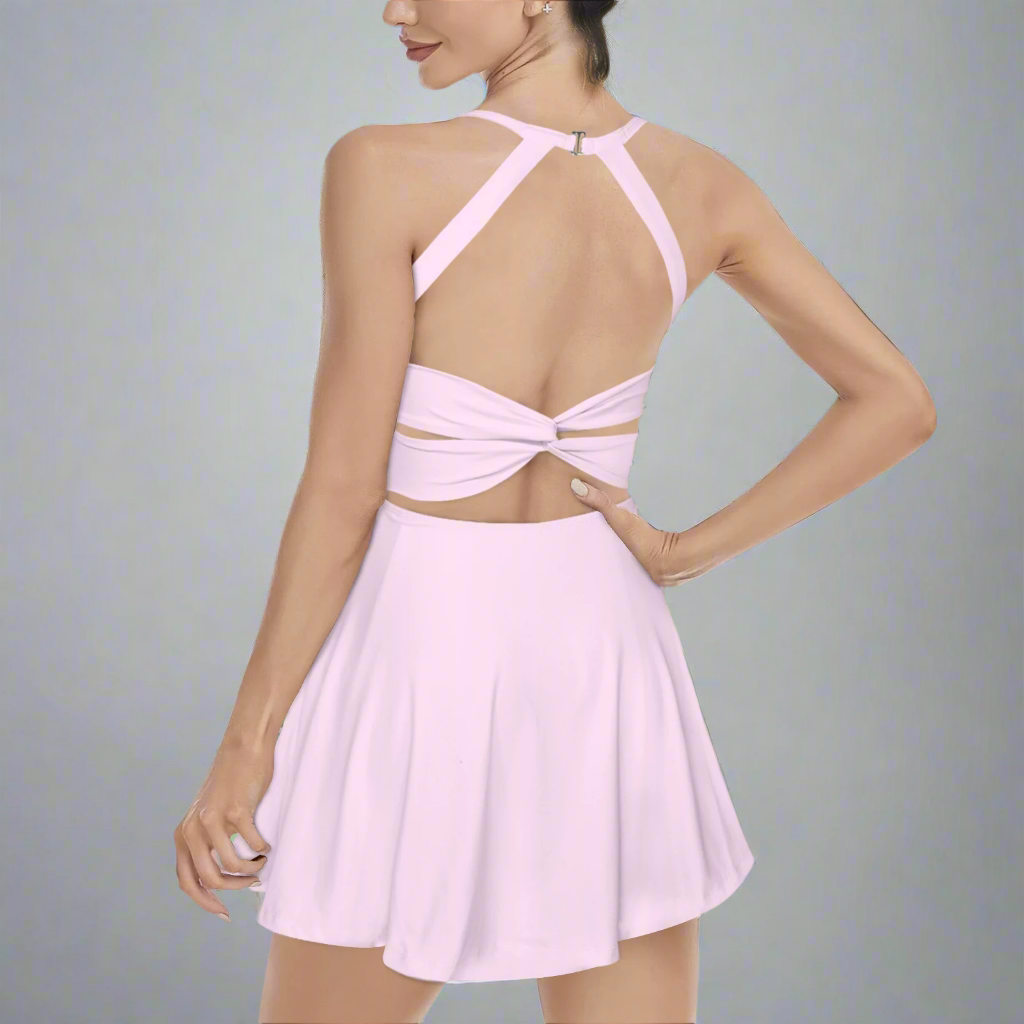 light violet sports dress