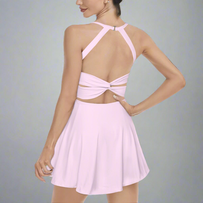 light violet sports dress