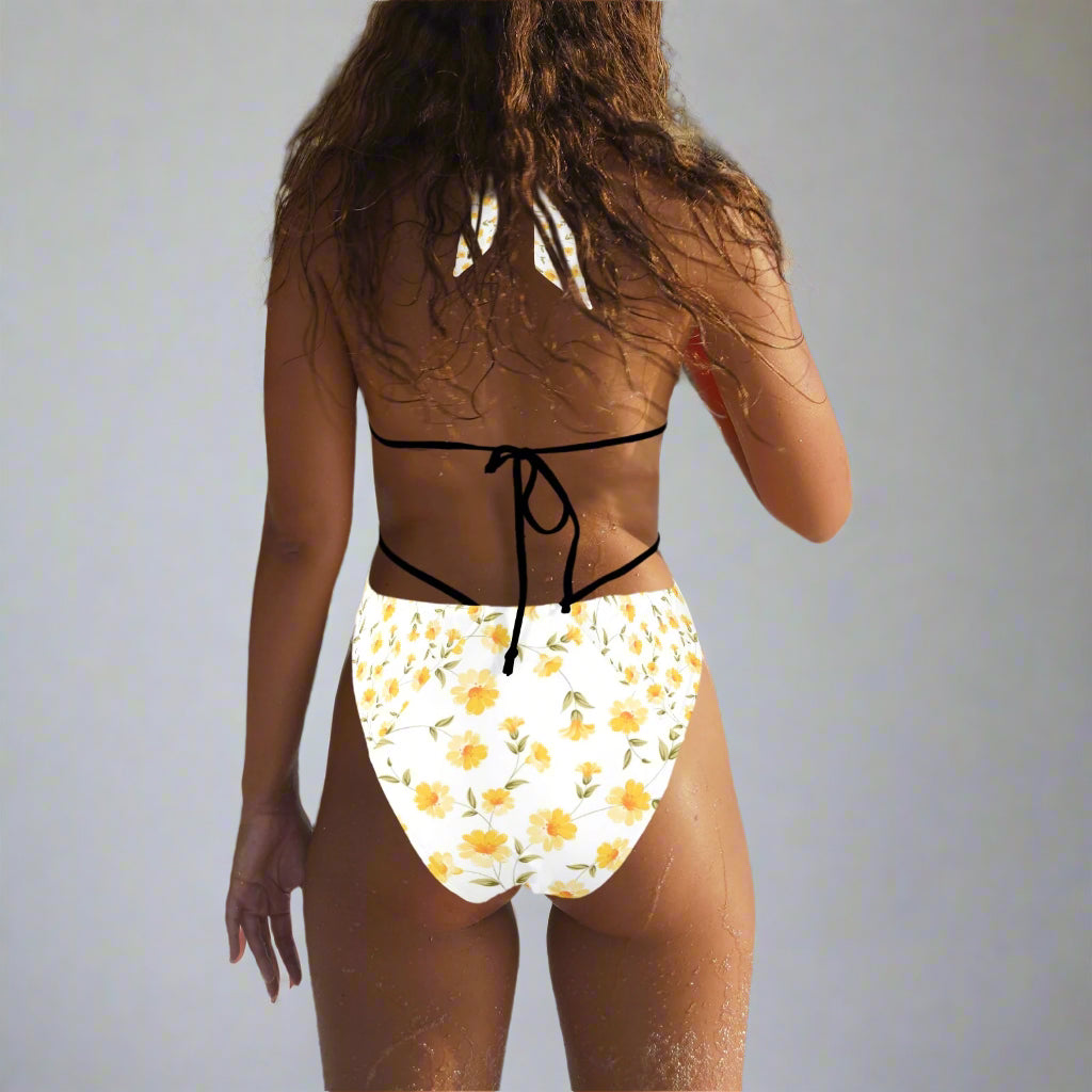 Crossover Daffodil Bikini Set